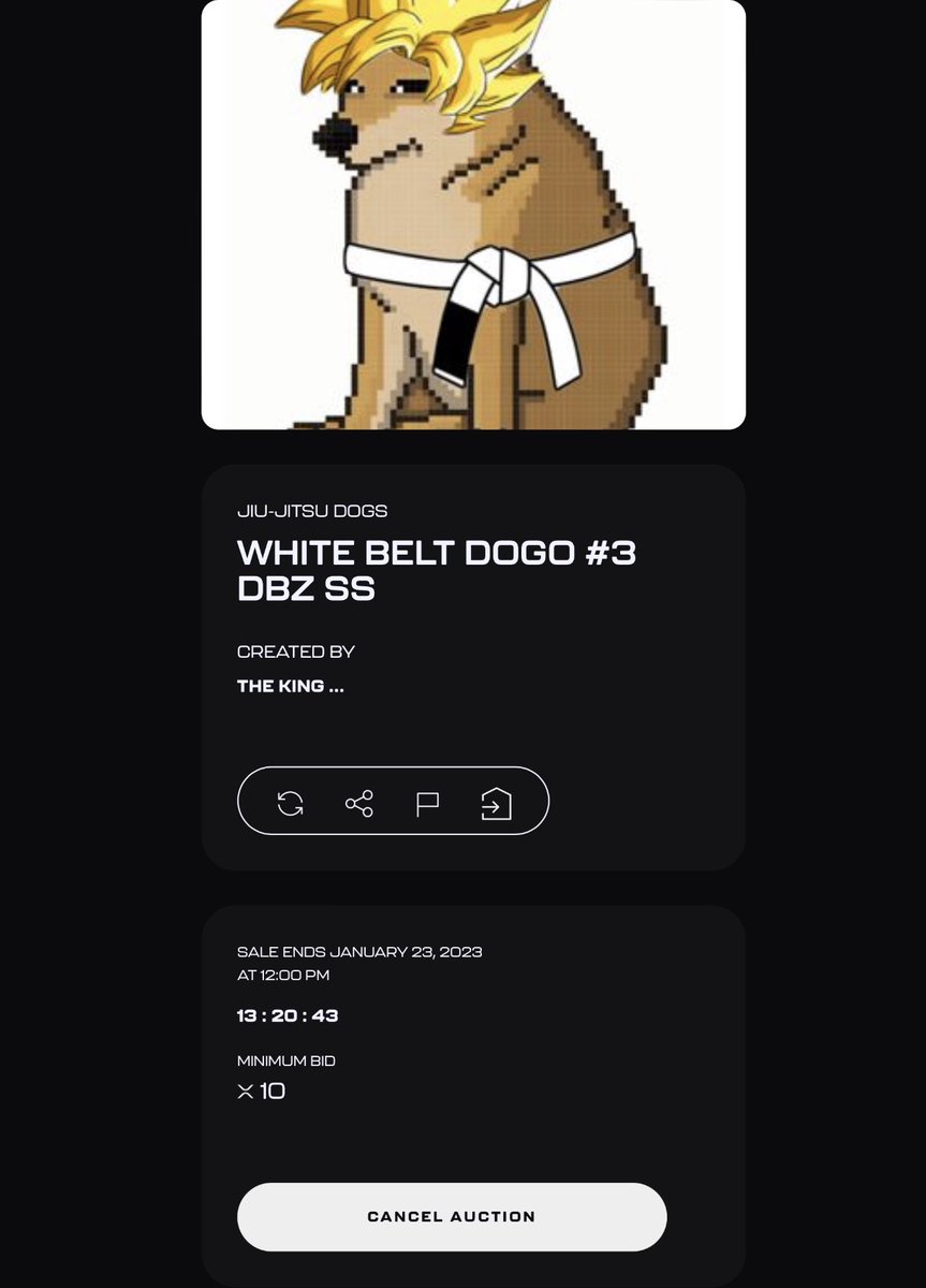 JiuJitsuDogs's tweet photo. Up for auction @onXRPdotcom  go check it out, 10xrp starting bid!!! Go check it out!! https://t.co/NaAkdLYqPk