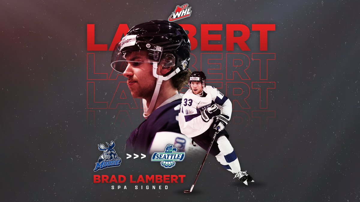 TheWHL's tweet photo. The @NHLJets announced Monday forward Brad Lambert has been assigned to the @SeattleTbirds.

Lambert was selected 30th-overall by Winnipeg in the 2022 #NHLDraft.

📰 | https://t.co/6gEZ3upqxK https://t.co/8cyymoAx3O