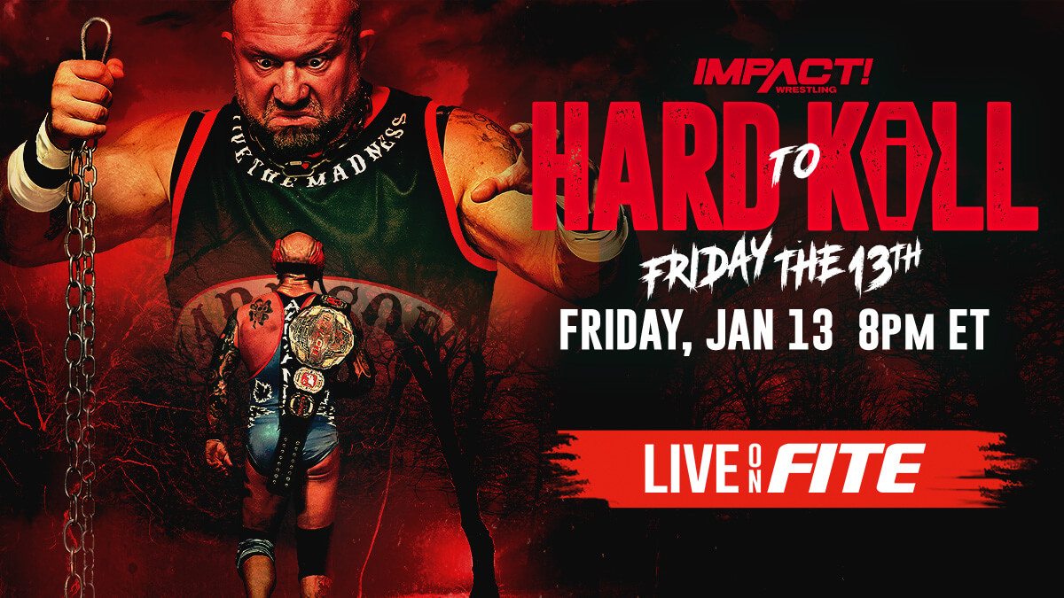 🚨COMPETITION TIME🚨

Thanks to @FiteTV, we have one code for @IMPACTWRESTLING's #HardToKill this Friday.

To enter:

- Like &amp; RT this post.

- Follow us &amp; @FiteTV.

- Comment DONE to confirm your entry.

Winner announced minutes BEFORE Thursday's #IMPACTWrestling episode.