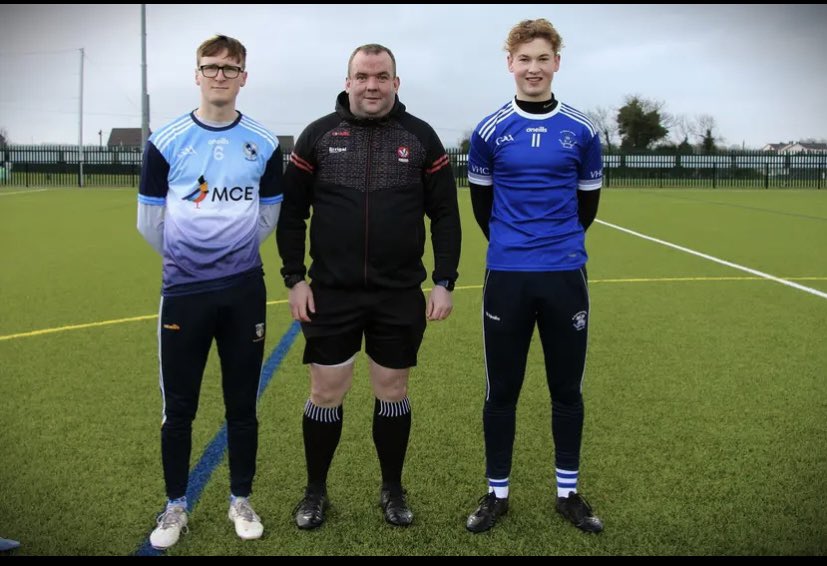 Rathmorepe's tweet photo. Congratulations to our Senior Hurlers who came out victorious in todays @DanskeBank_UK @ulsterschools Casement Cup semi-final vs @st_colmans. We now face @StMarysGSM in the final. Details to follow. Many thanks to Tibs Rice for the action shots! #RGS 🔵⚪️ https://t.co/zLY7V9rwZt