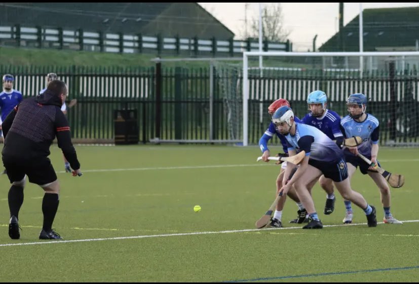 Rathmorepe's tweet photo. Congratulations to our Senior Hurlers who came out victorious in todays @DanskeBank_UK @ulsterschools Casement Cup semi-final vs @st_colmans. We now face @StMarysGSM in the final. Details to follow. Many thanks to Tibs Rice for the action shots! #RGS 🔵⚪️ https://t.co/zLY7V9rwZt