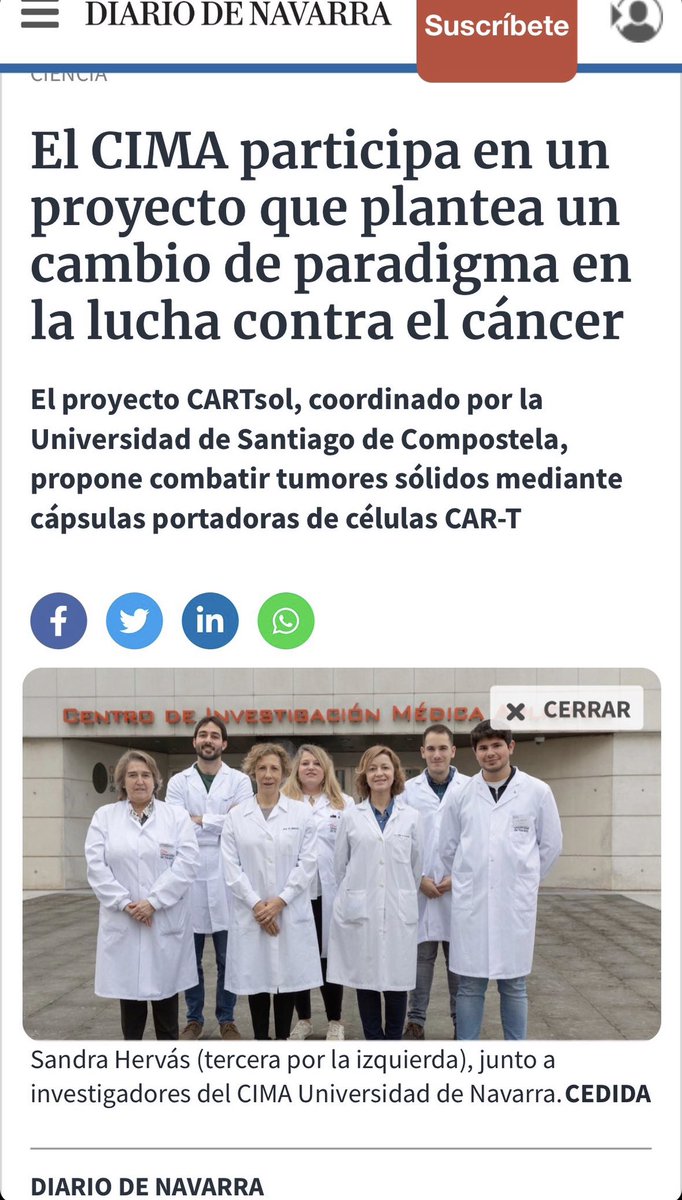 javiermaranon_'s tweet photo. Feliz, orgulloso y agradecido de poder participar en este proyecto. 
@CIMA_unav @StubbsHervas https://t.co/xwdeVhmGoY