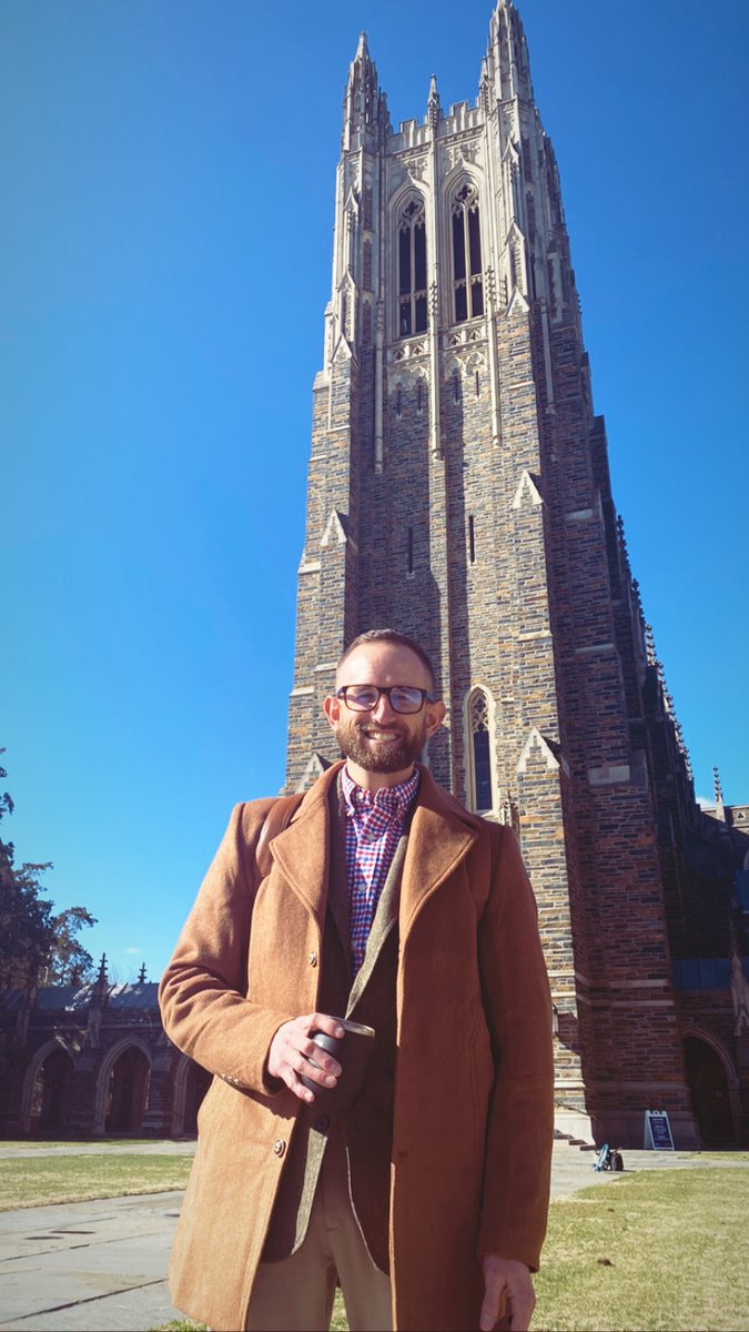 DrDanWells's tweet photo. Kicking-off a new semester @DukeDivinity with the obligatory chapel photo. I am incredibly fortunate to have the opportunity to work here with a wonderful group of colleagues and students. https://t.co/74gIBLSNgu