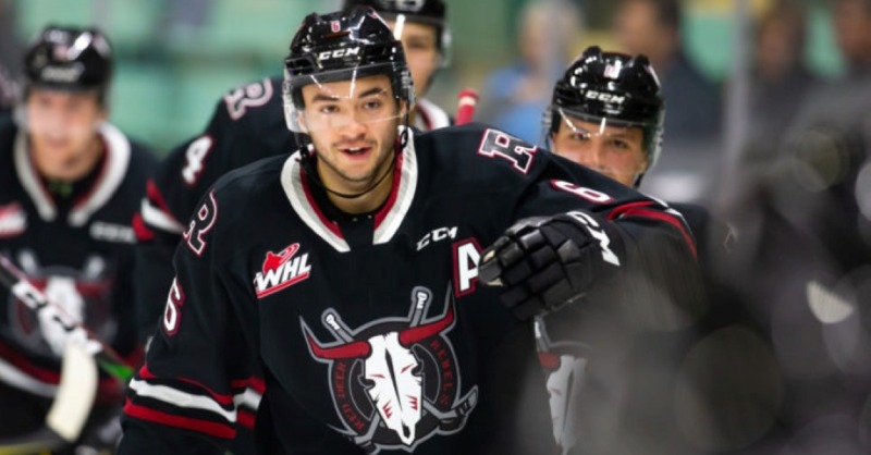 Rebelshockey's tweet photo. A conversation with former Rebels defenceman Ethan Sakowich, who is now with the University of Alberta Golden Bears with a big assist from his WHL Scholarship

#RDREBELS I #WHL