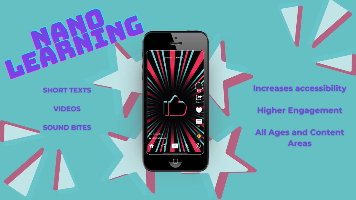 LovesEdTech's tweet photo. I'm currently researching Nano-Learning! This emerging educational technology trend uses bite-sized content to help learners absorb and retain  information. #learnwithme #WUEDT6020 https://t.co/lvAJN3Ca9x
