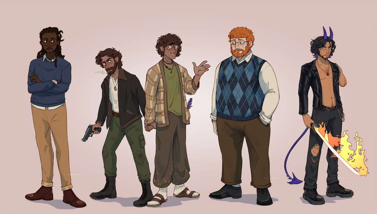 my personal headcanons for what the s2 dads look like!!
look at them all being friends and not sad and not betraying anyone
#dndads #DungeonsandDaddies