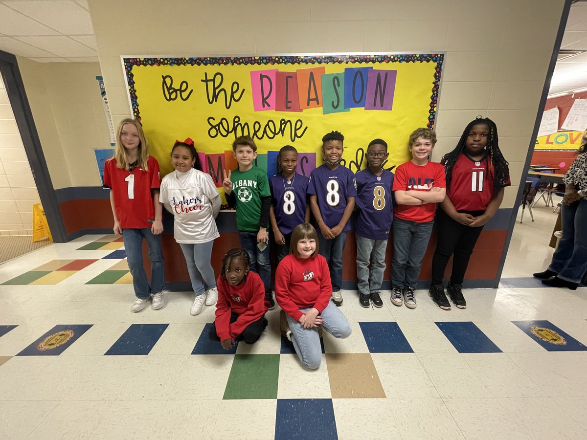 DoCoSchools's tweet photo. READ BOWL: Today, students, teachers, faculty, and staff wore their favorite sports jerseys to kick off the 2023 Read Bowl. #ReadWithMalcom #DCSSReadToSucceed https://t.co/OXWT6WWh7x