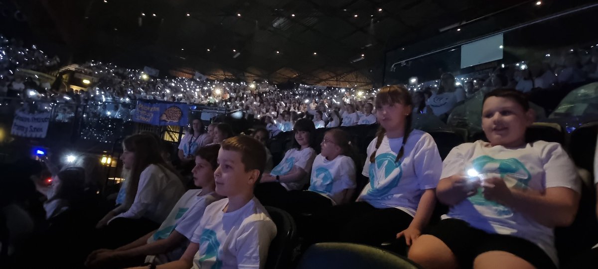 The children have been amazing at the #YoungVoices concert. They have been a real credit to their parents and the school. Our arrival time back is 10pm.