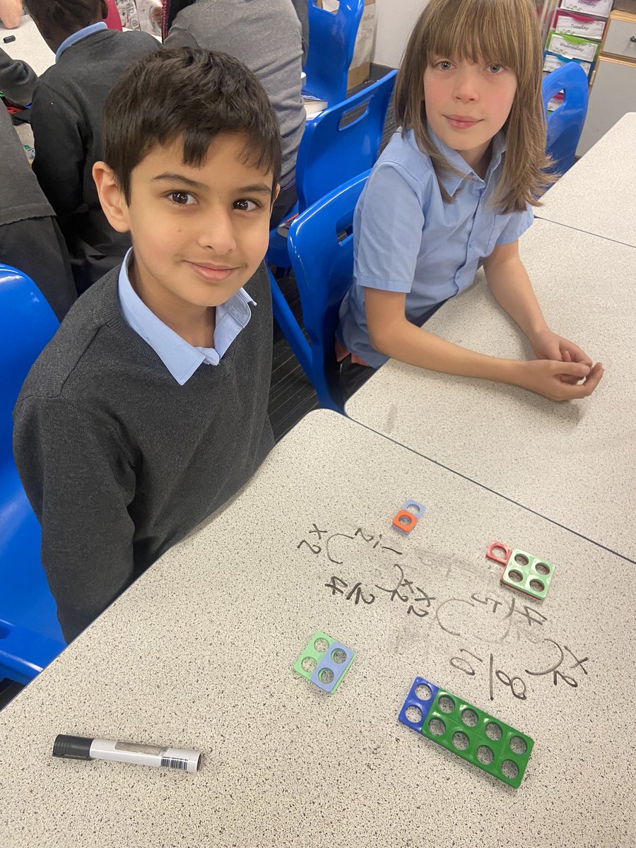 missrmelly's tweet photo. P5 had fun today working together to identify equivalent fractions using numicon 🔢✖️➗#CPAmodel #activenumeracy @glasgowcounts @stpaulwhiteinch https://t.co/qqf9La0VvC