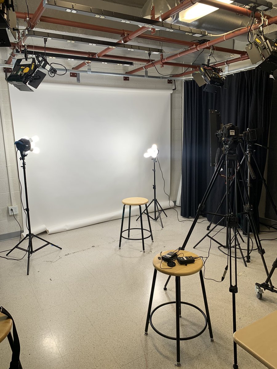Our students <a href="/PCTAProvidence/">PCTA</a> set up the media studio today to start producing a series of short videos promoting <a href="/SkillsUSARI/">SkillsUSA RI</a> in our school!