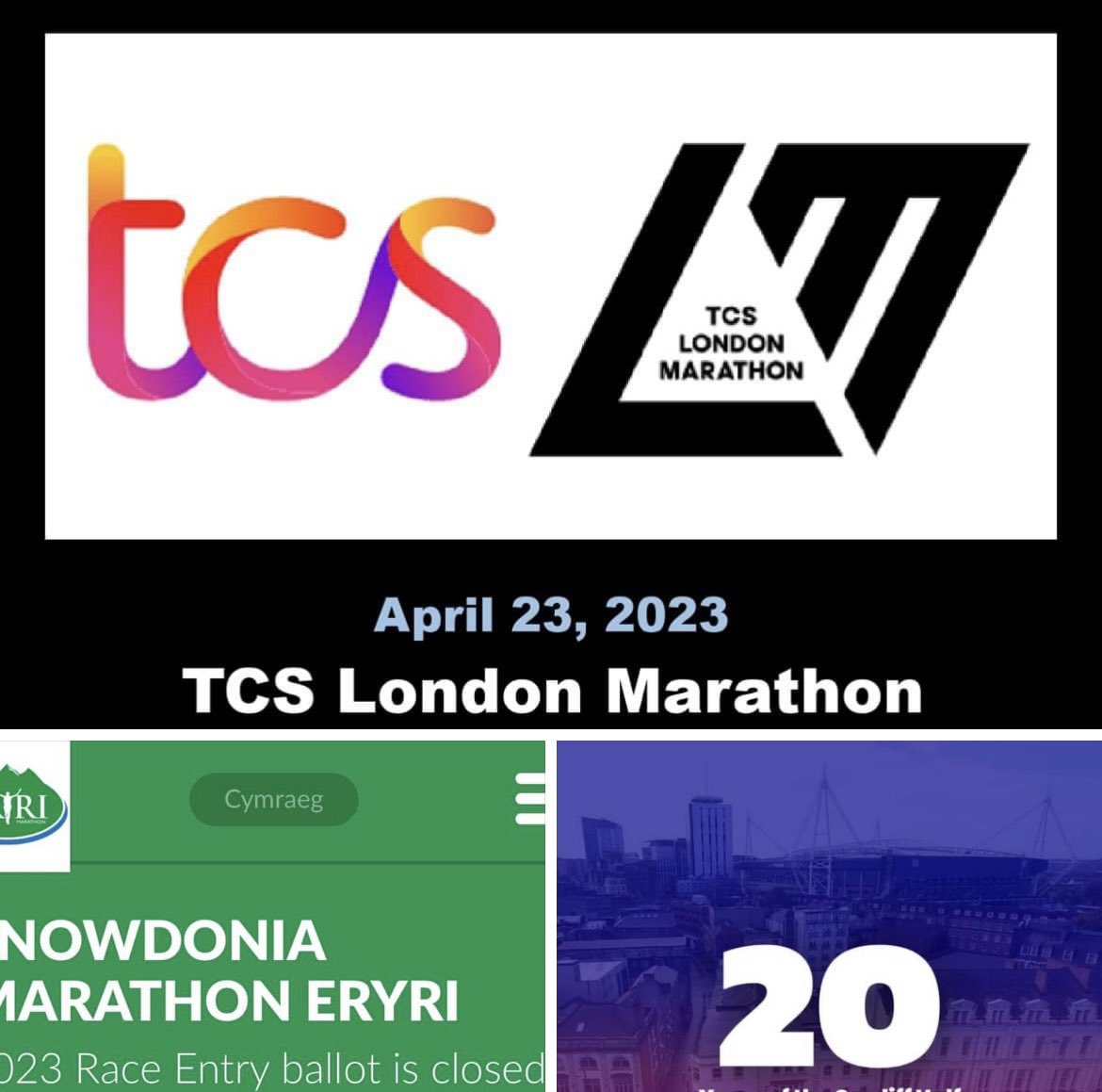 des_lally's tweet photo. Hi guys does anyone want to do this years @LondonMarathon Snowdonia Marathon or @CardiffHalf but hasn’t managed to get a place please get in touch as I have some charity places available through @tenovuscancer https://t.co/NOzCjQ0oHv