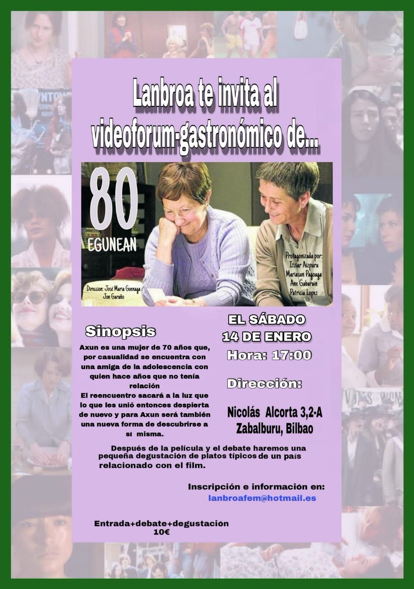 Ya tenemos aqui el sábado guiente vodeoforum....