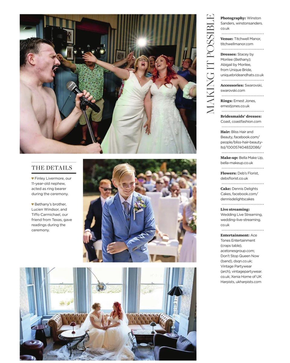 Real wedding feature in Norfolk and Suffolk Bride Magazine 😍