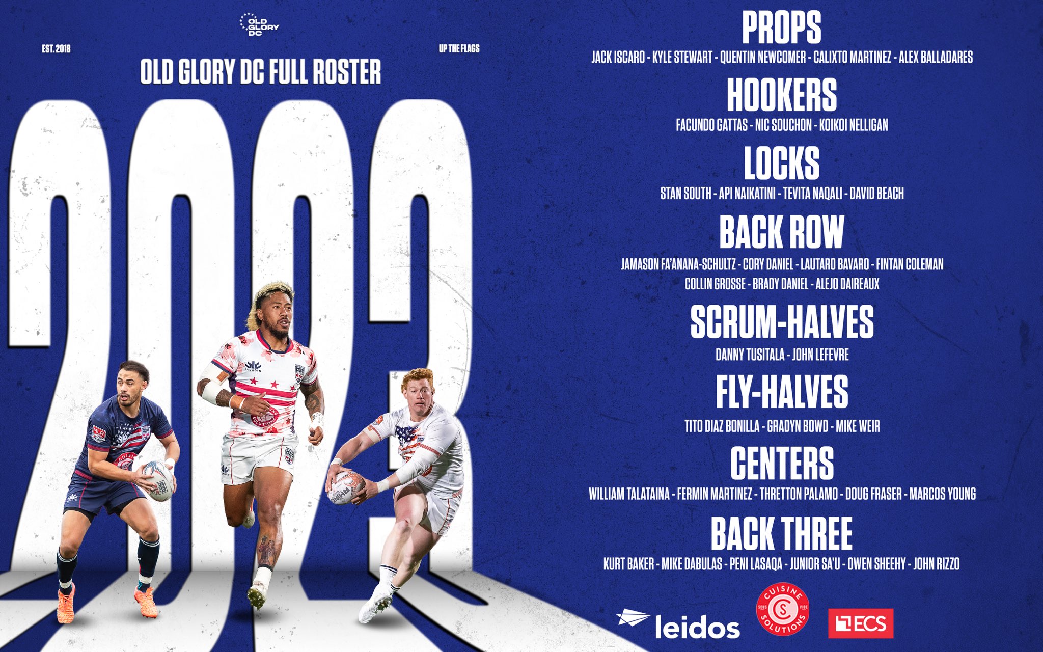 Old Glory DC on Twitter "Old Glory DC announces our full player roster