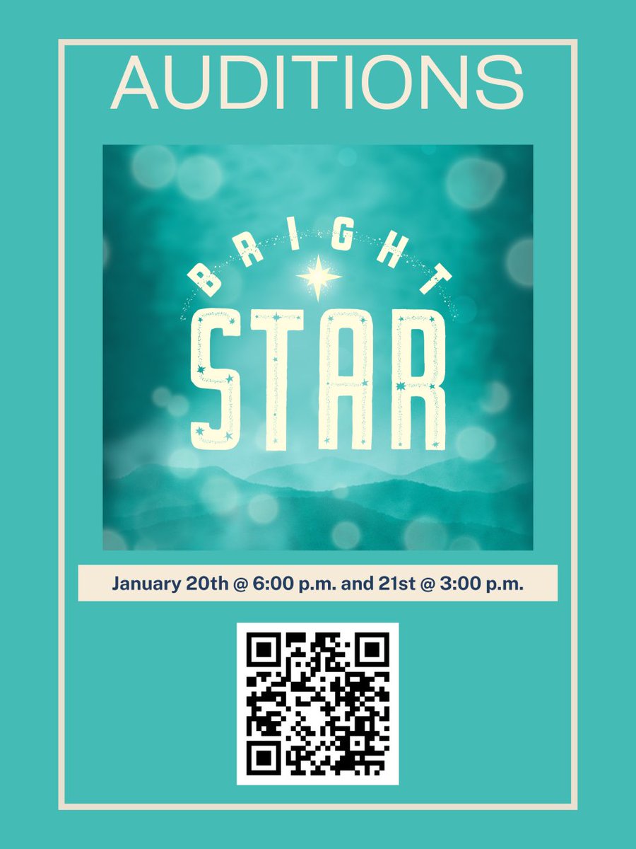 New collaboration with #odessarts &amp; <a href="/OdessaCollege/">Odessa College</a>! Spring Musical - Bright Star by Steve Martin and Edie Brickell, Directed by Josh Rapp, Music Directed by Juan Hernandez. Auditions are 01/20/23 at 6pm and 01/21/23 at 3pm in the Black Box. For more info: facebook.com/photo/?fbid=60…