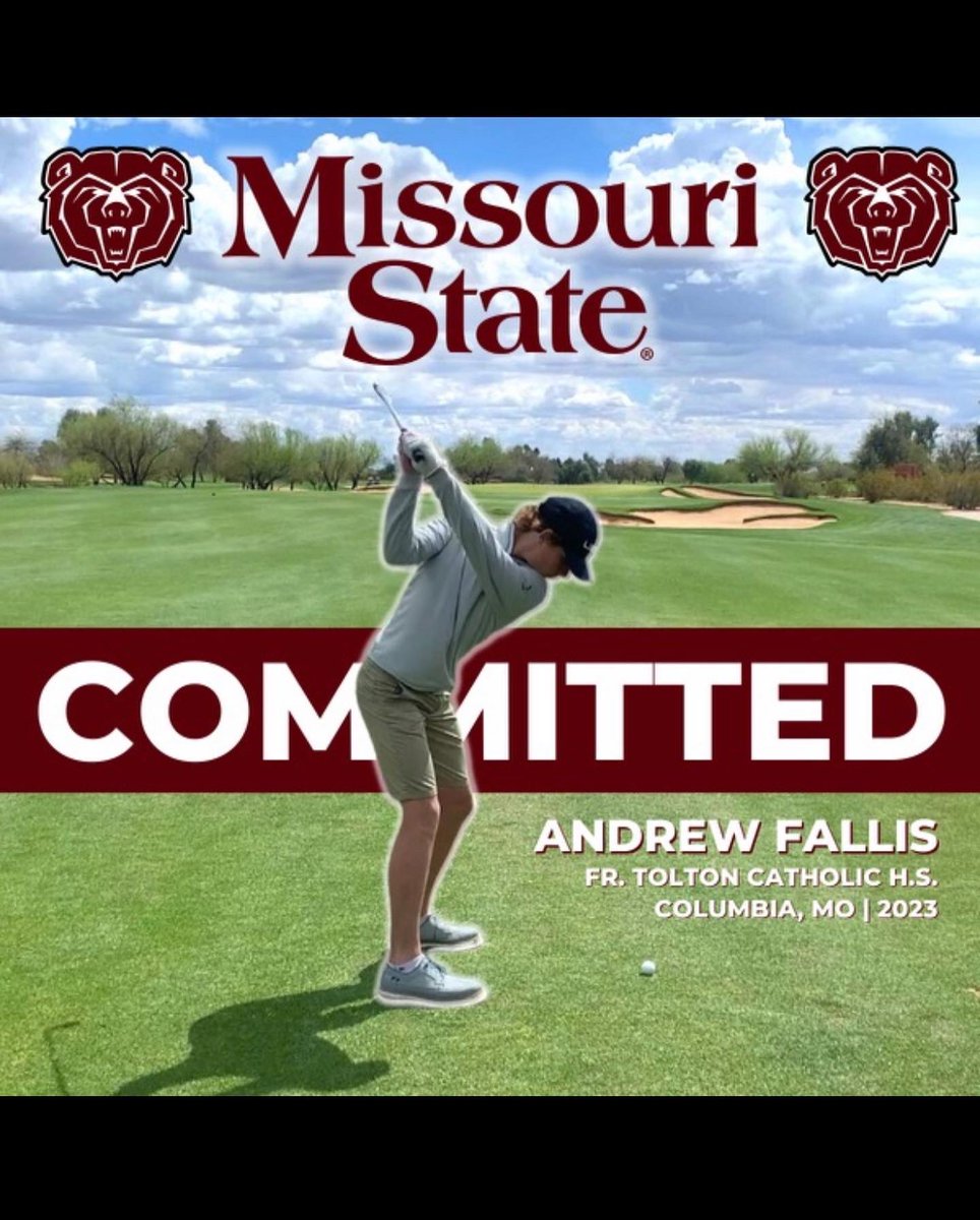 Afall25's tweet photo. I am extremely thankful for the last four years @toltoncatholic.  Thank you to my coaches, family and friends for their support and encouragement through this process.  I am grateful to everyone who helped me achieve my goal and I am incredibly excited to be a Missouri State Bear https://t.co/ebFZFksRiH