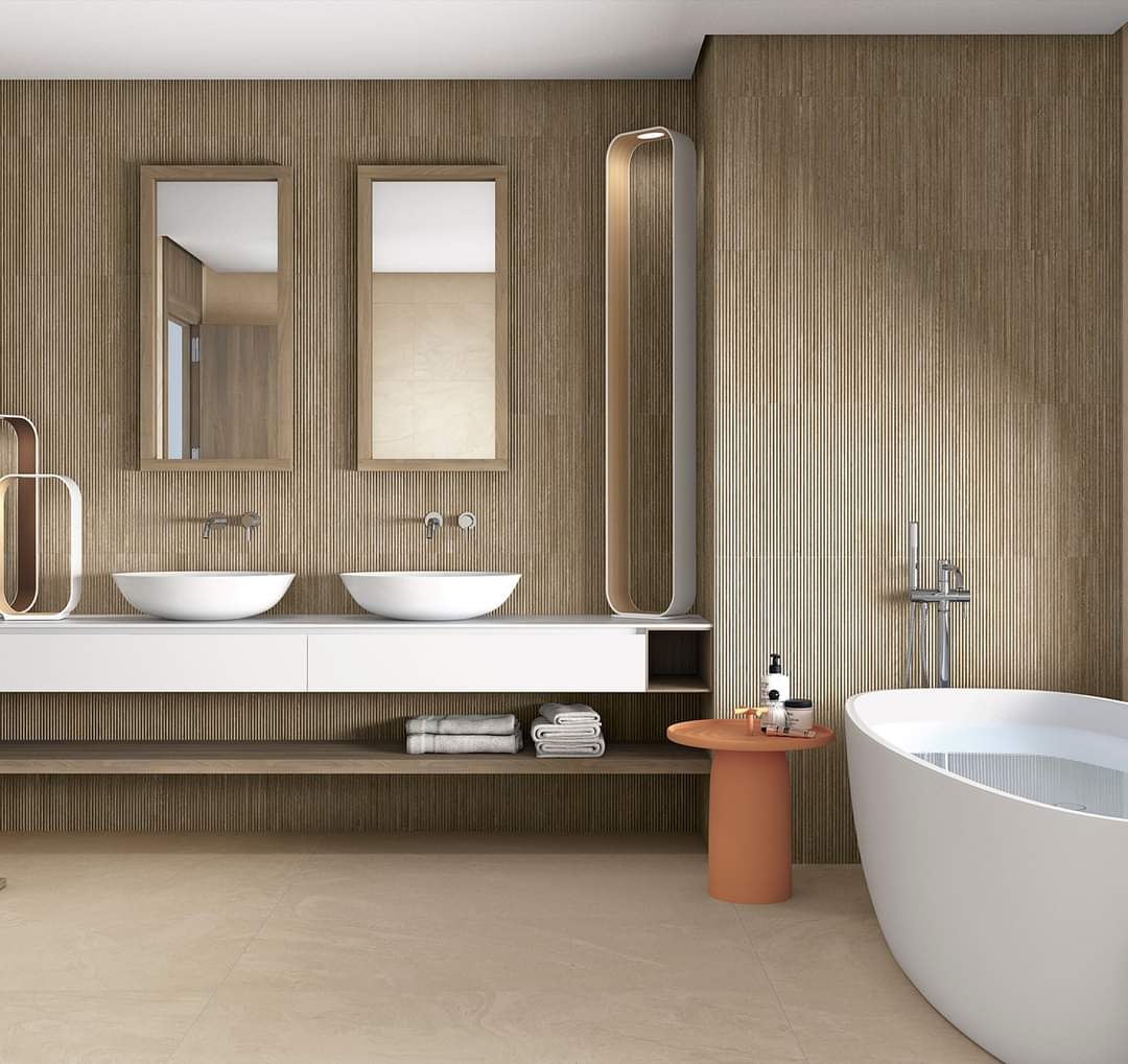 🆕 ɴᴜᴇᴠᴀs ᴄᴏʟᴇᴄᴄɪᴏɴᴇs! ✨

❤ Comenzamos la semana tras las fiestas navideñas con novedades, como este revestimiento de gran formato 45x120 con suave relieve y efecto madera avellana para un baño de ensueño ‼️