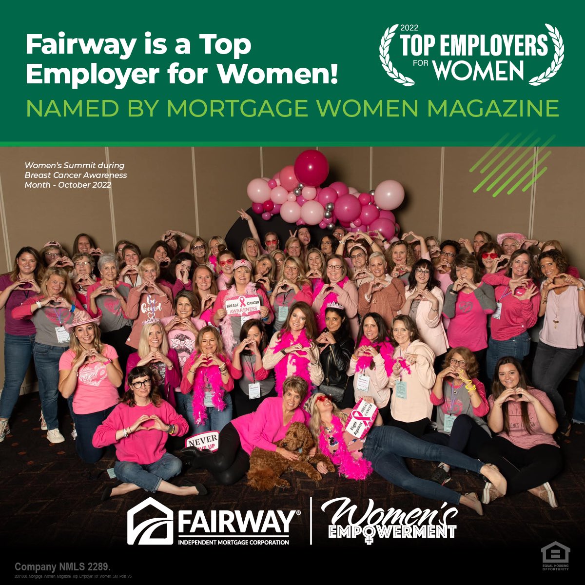 Fairway has been named a TOP Workplace for Women 💕💗

Fairway is a special place to work because the employees and environment that make it so special ✨💪

So beyond proud to be apart of this company⭐️💫

#fairwaynation #topworkplace #topworkplaceforwomen #womeninbusiness