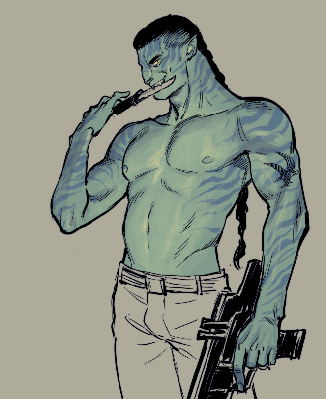 blue baddy daddy boobs