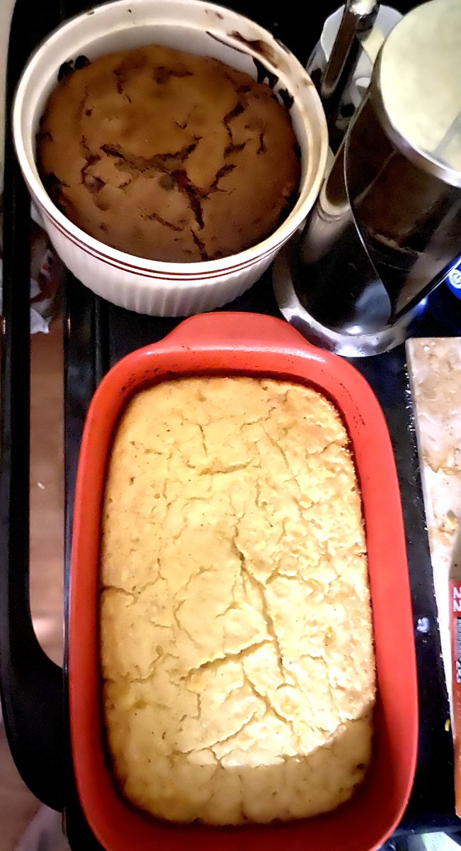 Southernbami's tweet photo. Cornbread and Nut/Fruit loaf . #TwitterCooks https://t.co/rod1fK13L7