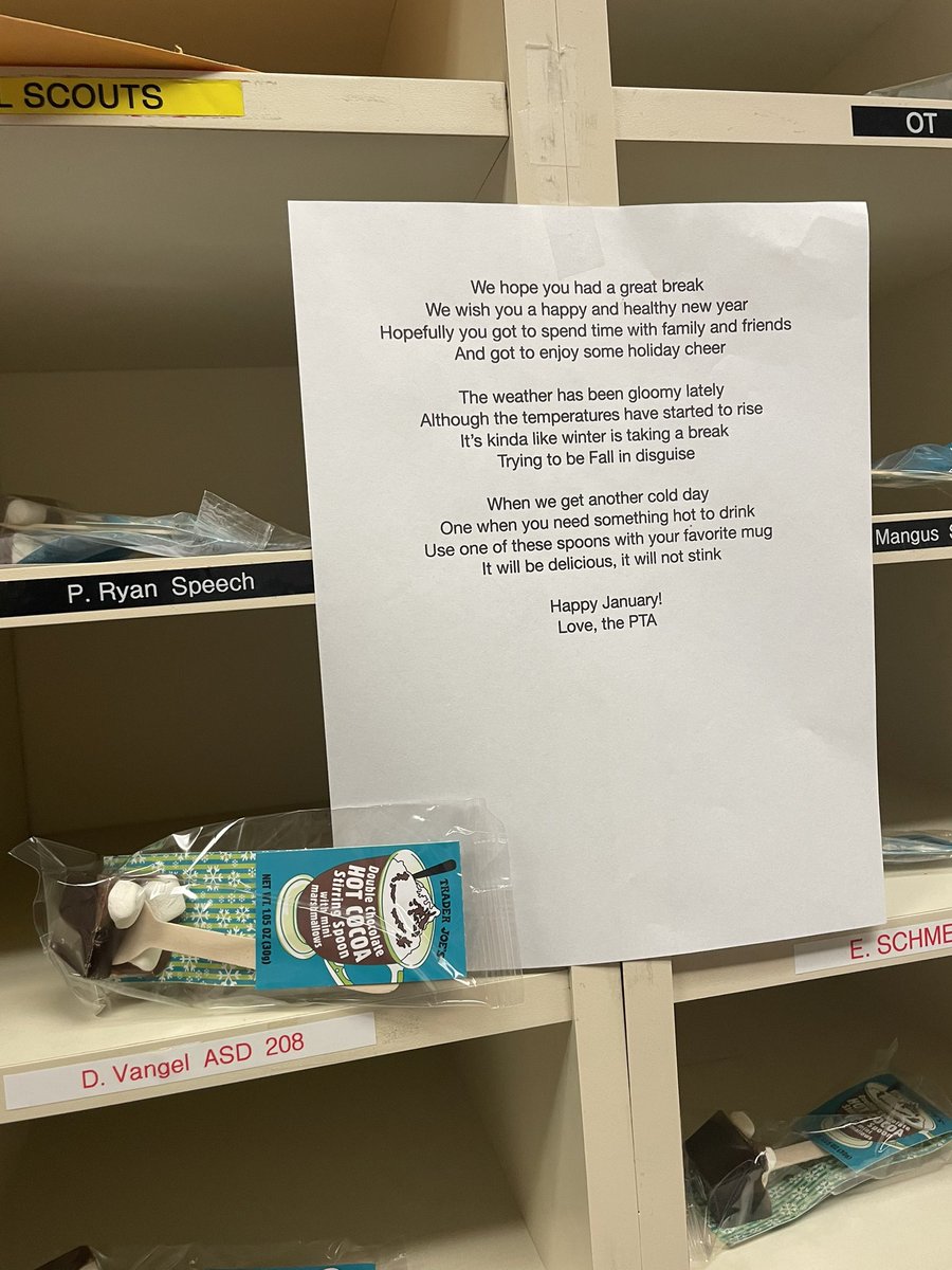 HWEPTA (@hwepta) on Twitter photo Happy and Healthy New Years to all of the HWE families! Today we have a little treat to remind staff how thankful we are! <a href="/HWE_Hawks/">Hickory Woods Elem</a> <a href="/WalledLkSchools/">Walled Lake Schools</a> Happy and Healthy New Years to all of the HWE families! Today we have a little treat to remind staff how thankful we are! <a href="/HWE_Hawks/">Hickory Woods Elem</a> <a href="/WalledLkSchools/">Walled Lake Schools</a>