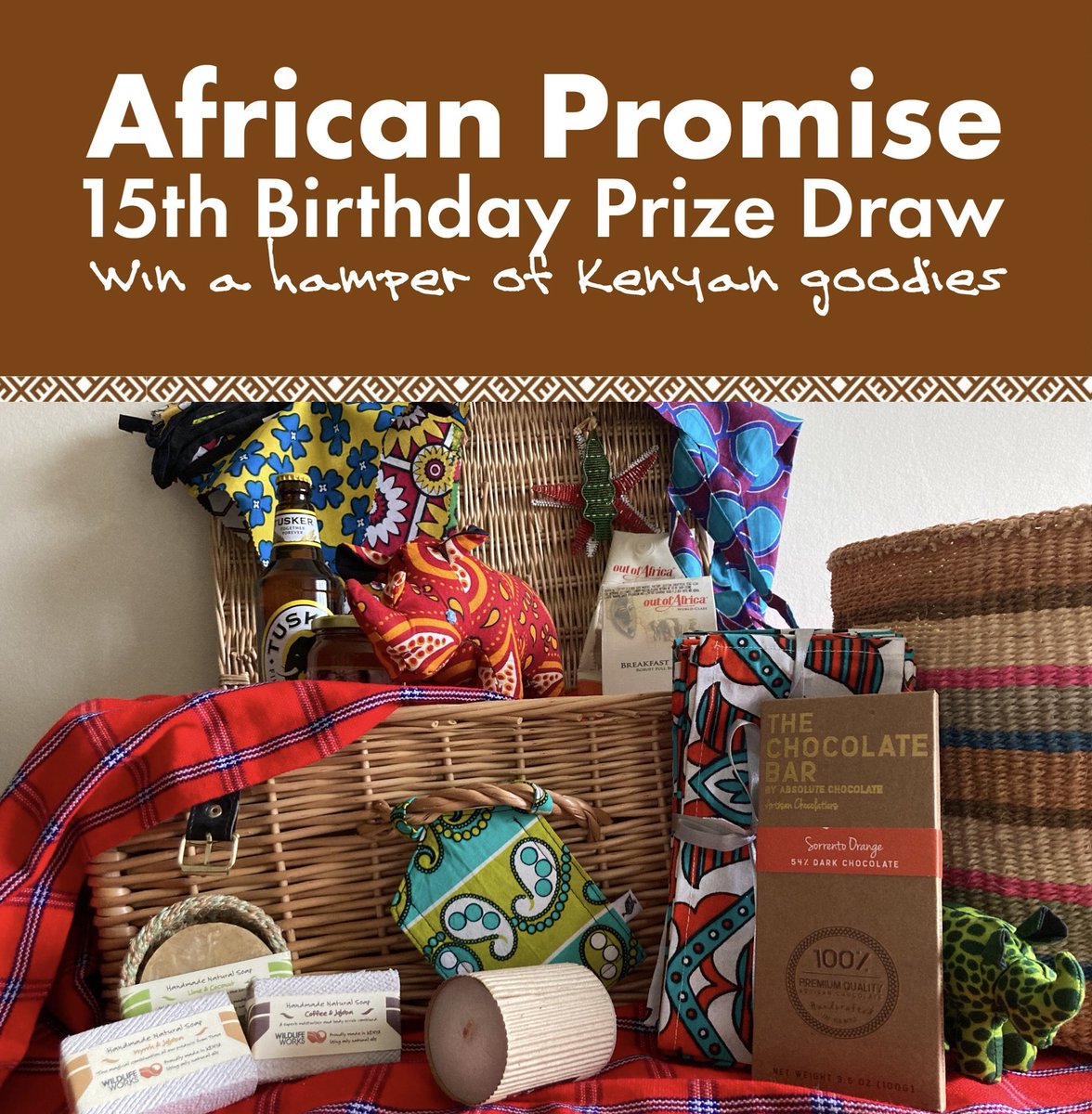 *WIN* a hamper of Kenyan crafts and goodies in our special 15th birthday Prize Draw. Enter from just £10 (UK only) before 5pm on Friday 13th January at bit.ly/APBirthdayDraw.