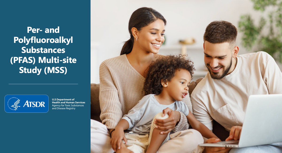 CDCEnvironment's tweet photo. Interested in your child participating in the #PFAS Multi-site Study (MSS) but don’t know what to expect? Contact your local #PFASmss site team today to learn how you and your child can participate. https://t.co/msRij16zd2. #ATSDR https://t.co/HfZgkCvWP7