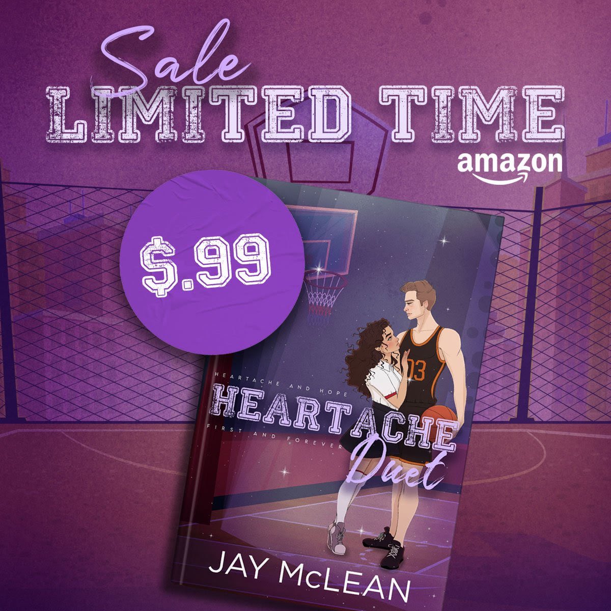 5 star read! 
H𝕖𝕒𝕣𝕥𝕒𝕔𝕙𝕖 𝔻𝕦𝕖𝕥 𝔹𝕠𝕩 𝕊𝕖𝕥 by Jay McLean is LIVE!!! Grab this angsty, coming of age duet for $0.99 for a limited time only!!
One click today for only $0.99!!! Free in KU!
books2read.com/HD-BX-JMac