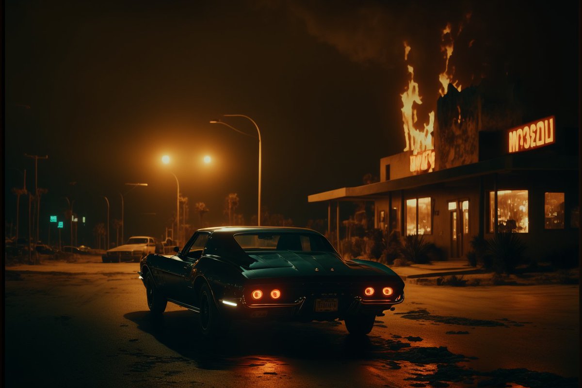 JohnMeta8's tweet photo. #aicinema #midjourney #aiart #aicommunity #promptmaker
I'm not really into cars. But I don't know why the charm of the old american cars get me. Have you seen the tv show Mindhunter ? Every car is wondeful! https://t.co/3ZFLgsyd5P