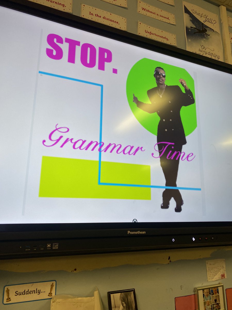 lauracam91xxx's tweet image. A fun visual for our new daily 5 minute grammar sessions to keep on top of all the grammatical terms before May 🤪🤪 #stopgrammartime #year6 #makelearningfun