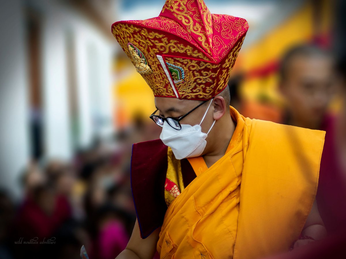 wildMtadventure's tweet photo. My thankful heart finally got blessing from His Holiness Jigme Tenzin Wangpo (the 8th reincarnation of Desi Tenzin Rabgey. https://t.co/CtJ9ktQu1o