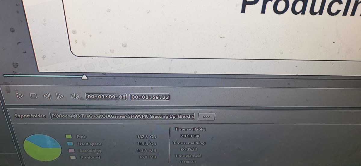 GhostOfAGamer's tweet photo. Just rendering out today's video. https://t.co/qHWIRZ0oH2
