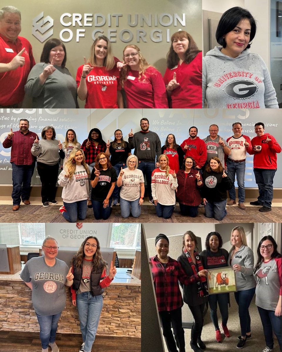 GeorgiaCredit's tweet photo. Lets Do It Again! Back To Back! ❤🖤 We’re ready for the game tonight! Who are you rooting for? #DoYouCU #GeorgiaTCU #NationalChampionship #GoDawgs https://t.co/v8Rw8XOEqR