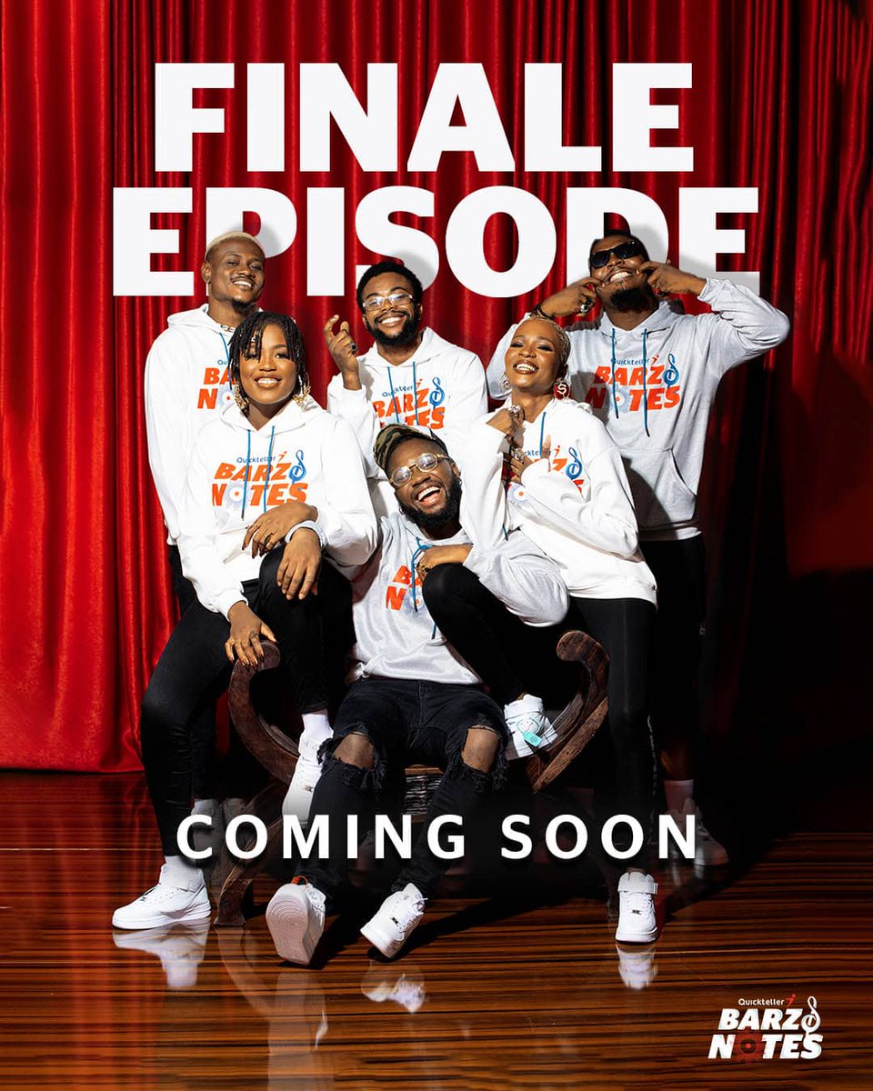 Quickteller's tweet photo. Quickteller Barz and Notes finale and EP drops soon!
Are you ready to see our stars shine their brightest?!

Hold on and hold tight!

Finale episode drops Sunday, 15th January and EP Monday, 16th January. Don't be told! 

#QuicktellerBarzAndNotes
#QTBANTS
#QuicktellerMusic https://t.co/MggXD7P22E