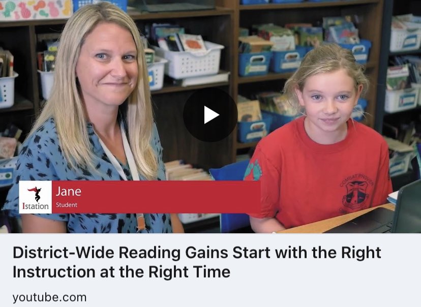 lizzaconnor's tweet photo. Want to achieve "100% student success" in your school or district in 2023? Watch to see why @my_pcs chose @Istationed as THE #reading resource to hit the target #education  🎯 https://t.co/A1WxkdOaux https://t.co/AuwJG6M5WX