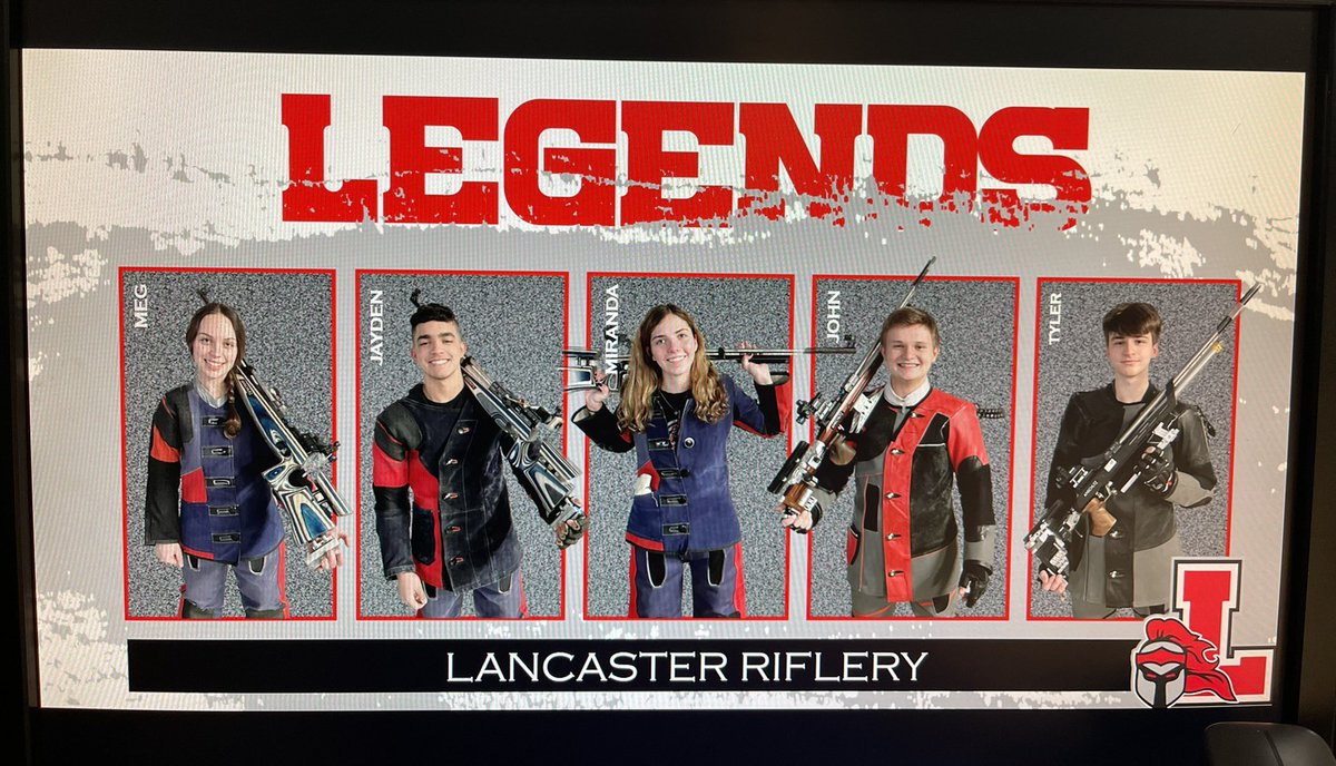 Lancaster_Rifle's tweet photo. Lancaster Riflery breaks records while winner ECIC 30 Shot Title
-Team score- *1150 Lancaster
-3 Target Aggregate: *295/300, 20 Centers - Miranda Leach
-Individual Average: *288.80 Miranda Leach &amp; Tyler DeKruger Lancaster
-Team Average : *1139.60 Lancaster
(*) Denotes ECIC Record https://t.co/qVqPezkeKU
