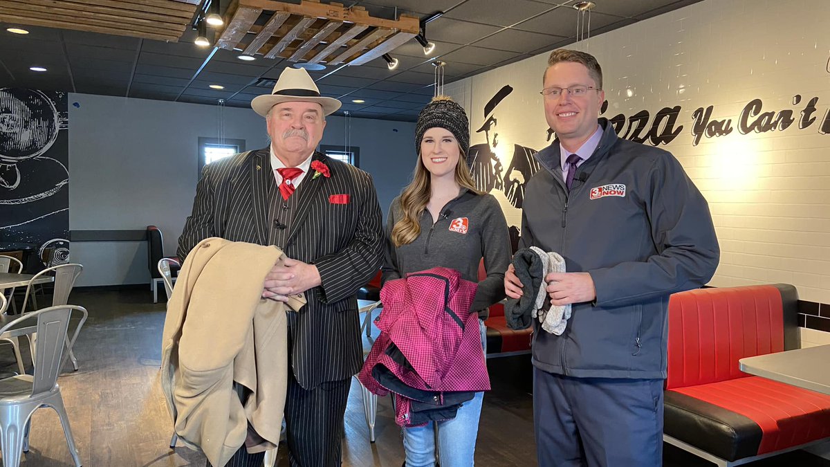 Today is the start of our annual Warmth for Winter Coat Drive!🧥 If you have any new or gently used coats, gloves, scarfs, hats, or blankets that you no longer want, head on over to <a href="/godfatherspizza/">Godfather's Pizza</a> in the Omaha metro to drop them off! Donations go to <a href="/HHMFoodPantry/">HeartlandHopeMission</a>!