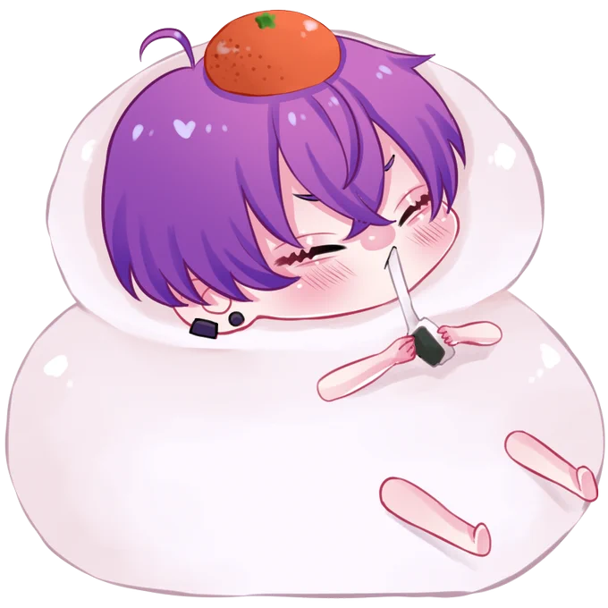 #茄子画 