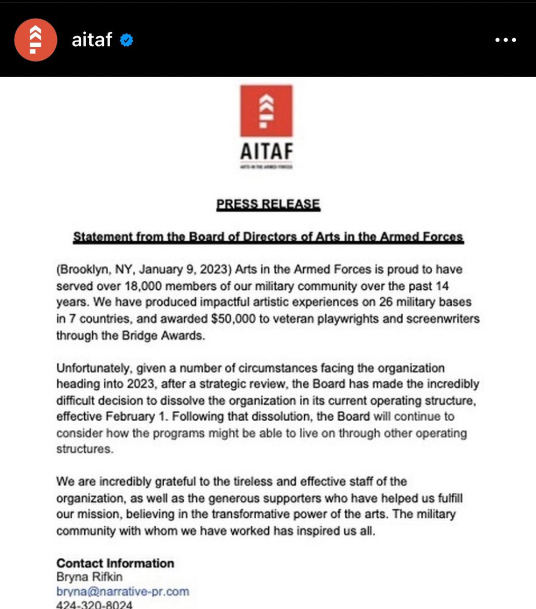 Per AITAF on IG 😔