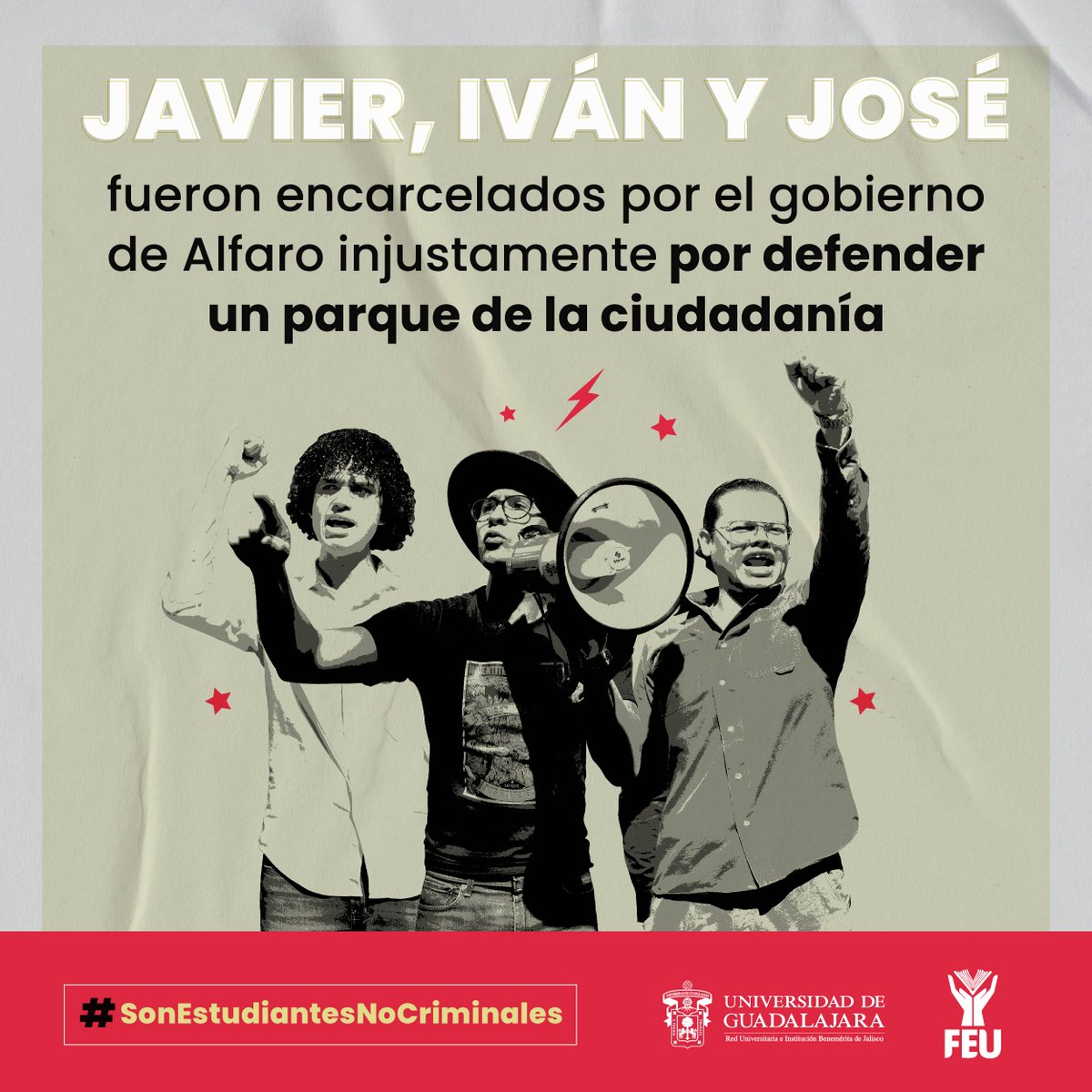 udg_oficial's tweet photo. Las autoridades  no silenciarán la voz de miles de universitarios indignados por el mal trato e injusticia que han cometido contra nuestros compañeros. 

#SonEstudiantesNoCriminales https://t.co/VYrjB08Lem