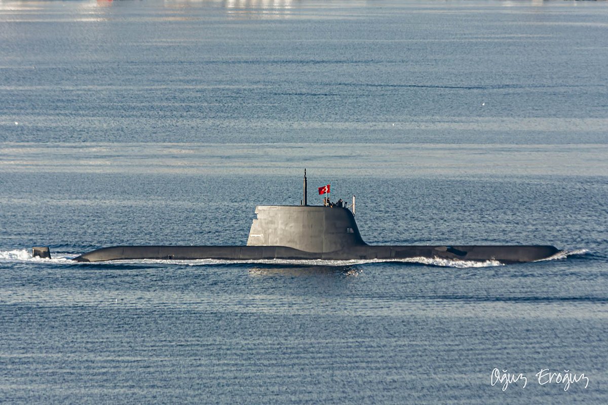 OguzEroguz1's tweet photo. #TurkishNavy's #AIP #submarine #ReisClass #Type214TN #TCGPirireis #S330 #MaviVatanınMuhafızı https://t.co/w106sJPeYj