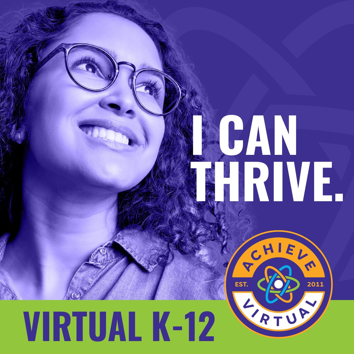 Considering a #virtuallearning environment for your middle schooler? See how Achieve Virtual can help your student #thrive! bit.ly/3C6Y80r