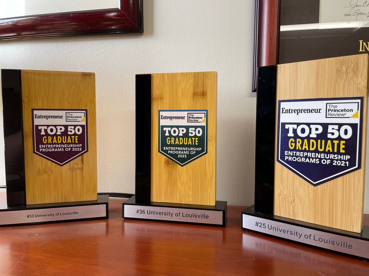 ForForcht's tweet image. Three years in a row in the top 50 for entrepreneurship graduate programs! (And a plan to climb back to top 25…) Innovators, come be part of our success.