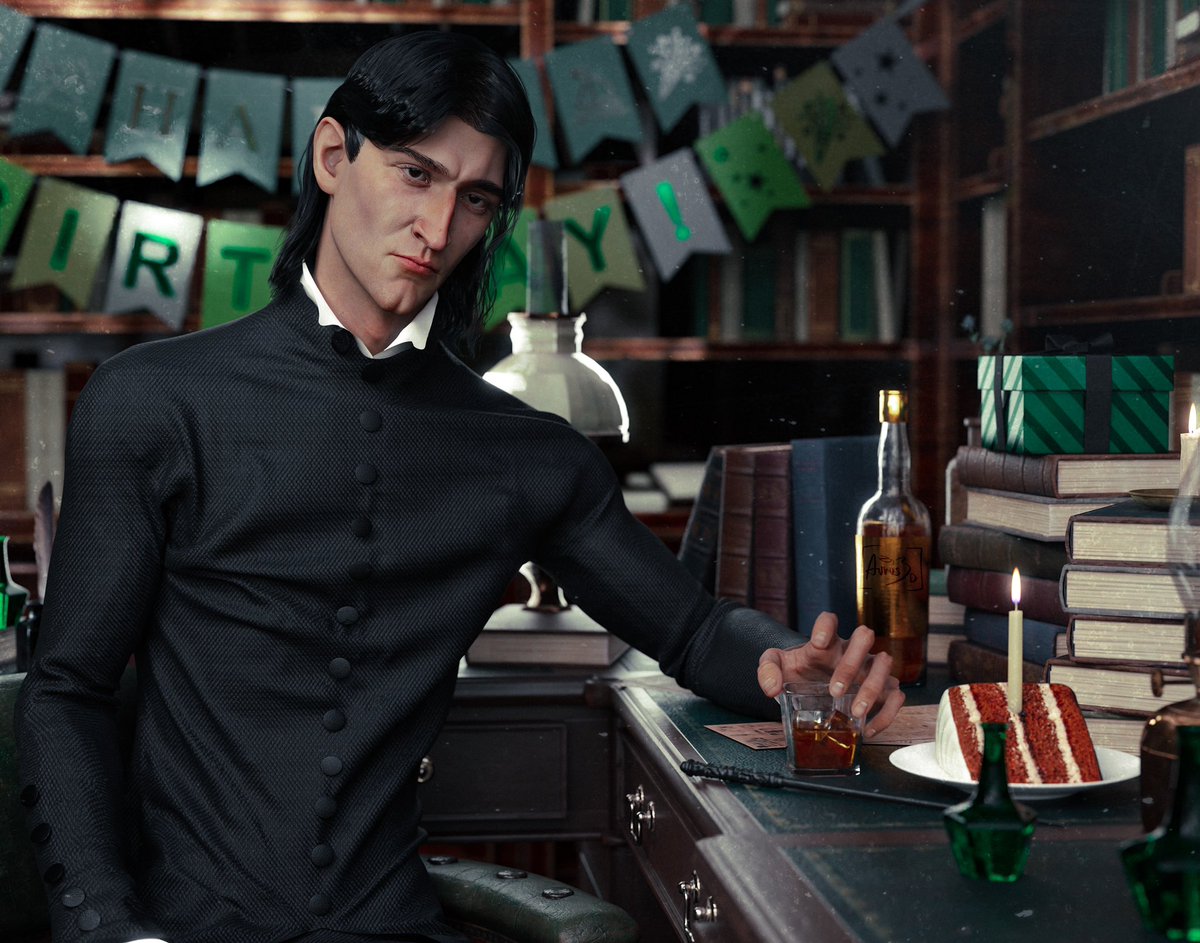 THE birthday boy 🎉 finally 

#severussnape