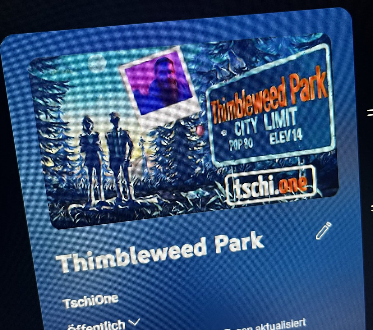 Die ersten 9 Folgen von Thimbleweed Park sind bereits online - hier gehts zur Playlist: youtube.com/playlist?list=…