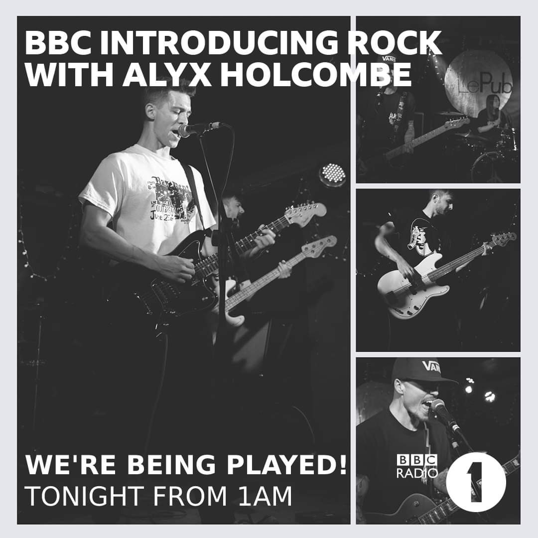Failstate (@failstate_band) on Twitter photo We can’t believe we’re saying this, but the brilliant <a href="/AlyxHolcombe/">Alyx Holcombe⚡</a> will be playing our new single “Losing Sleep” tonight on <a href="/BBCR1/">BBC Radio 1</a> 🤯
Thank you all for your support we are truly grateful❤️🔥
The song is out Friday - Listen to Alyx tonight from 1AM bbc.co.uk/programmes/m00… We can’t believe we’re saying this, but the brilliant <a href="/AlyxHolcombe/">Alyx Holcombe⚡</a> will be playing our new single “Losing Sleep” tonight on <a href="/BBCR1/">BBC Radio 1</a> 🤯
Thank you all for your support we are truly grateful❤️🔥
The song is out Friday - Listen to Alyx tonight from 1AM bbc.co.uk/programmes/m00…