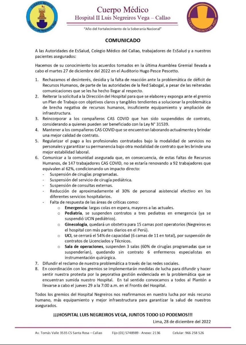Liliana96364568's tweet photo. Pase CAS covid a cas regular, Hospital Luis Negreiros Vega #essalud #americatv #LatinaNoticias #hospitalluisnegreirosvega https://t.co/k499ZGLA27