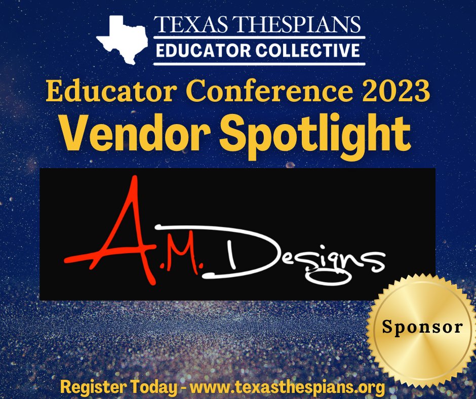 amdesigns_tx's tweet photo. Are you going to the Texas Thespians Educator Conference this week? We are! Plan to stop by to see us!! We can take your set to the NEXT level!! 
#AMDesigns #OAP #UIL #CustomProps #TTEC2023 https://t.co/Qe0IReueMe