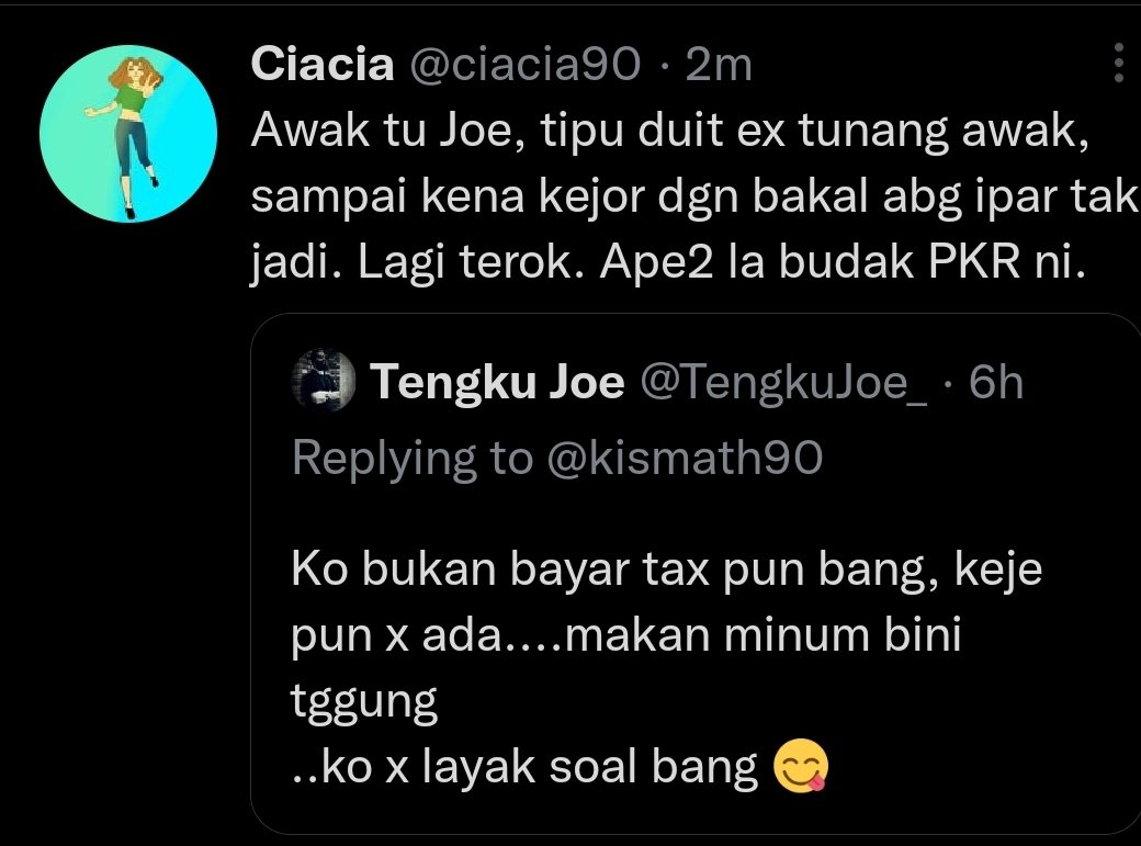 sinbeiyew's tweet photo. @TengkuJoe_ @kismath90 Betul ke ni bang? Hihuhu https://t.co/yUwhx8tkrl