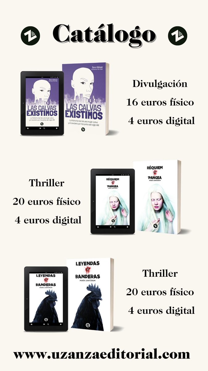 UzanzaEditorial's tweet photo. Es enero, hace frío y apetece mantita y leer 📖. Nuestro catálogo aún es pequeño, pero tenemos historias que merecen la pena y nuestras autoras rebosan talento. Recordad que, aparte de en librerías, tenéis todas las publicaciones en físico y en digital en https://t.co/g98YVqzdBy https://t.co/OCZtvoSnqq